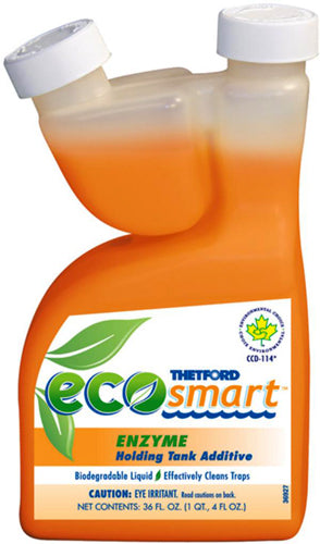 Thetford, Thetford Eco Smart Enzyme RV Camper Holding Tank Treatment - Deodorant/Waste Digester/Detergent 36oz