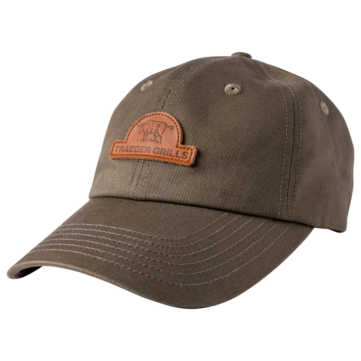 Traeger, Traeger Leather Patch Cow Hat