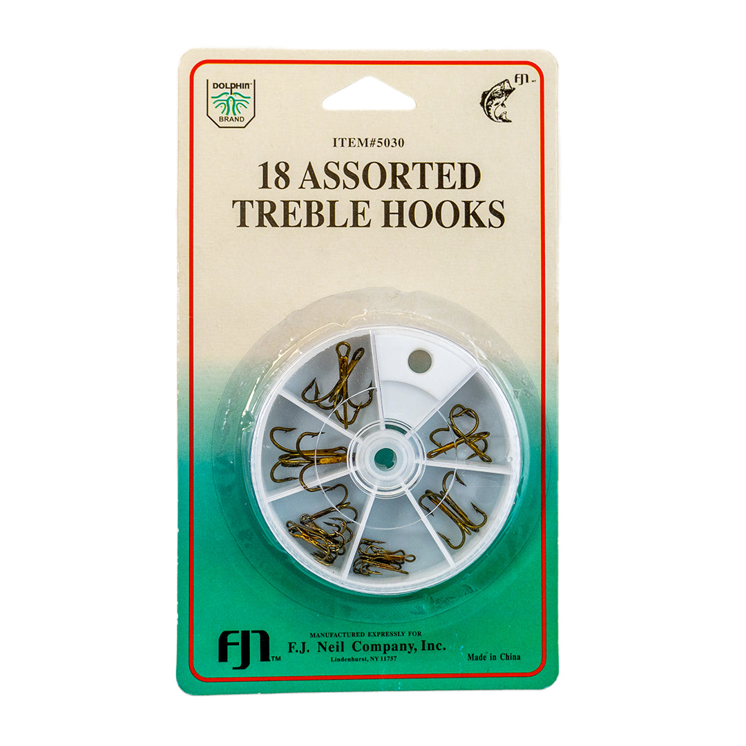 FJ Neil, Treble Hook Assort 24pc