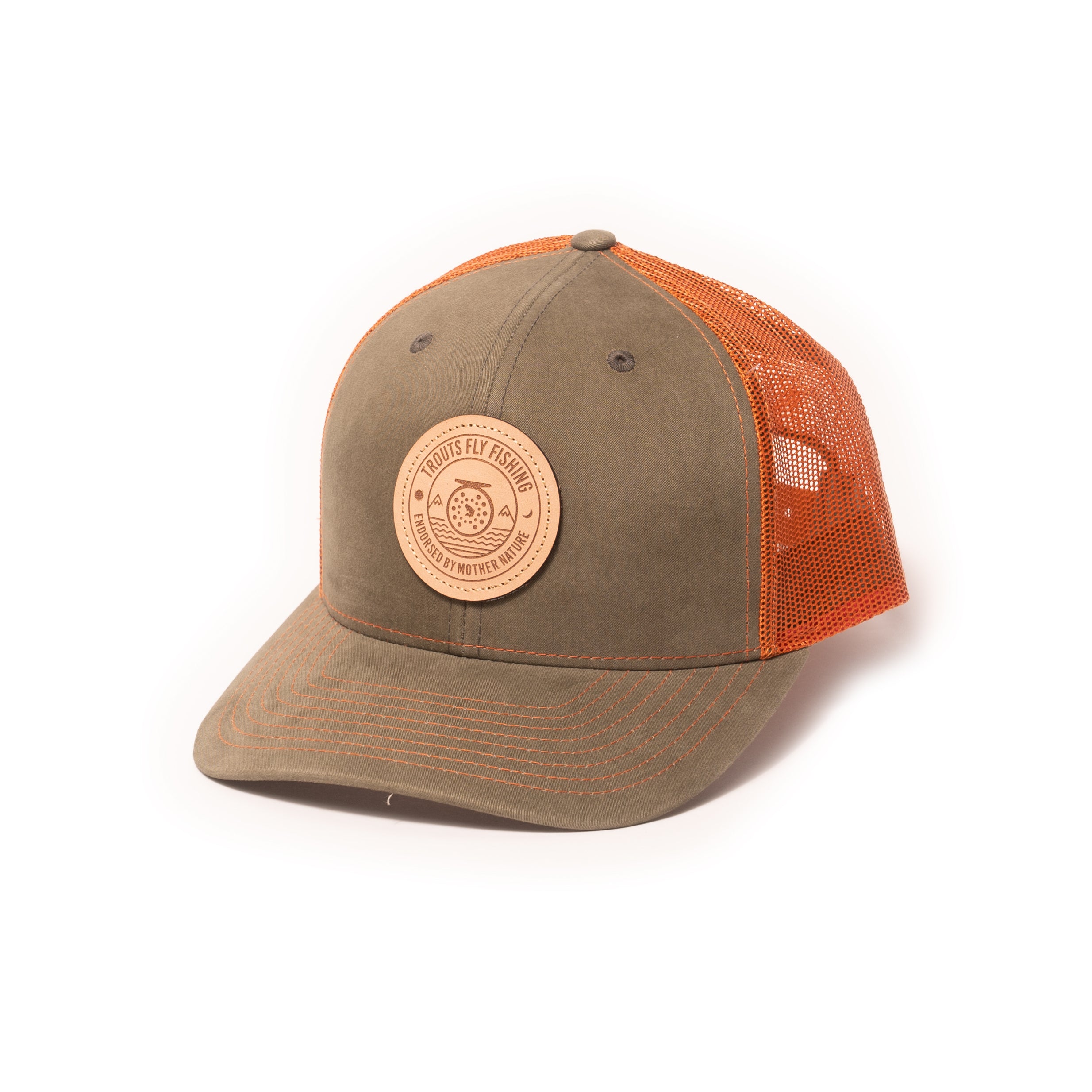 Richardson, Trouts Leather Patch Cap