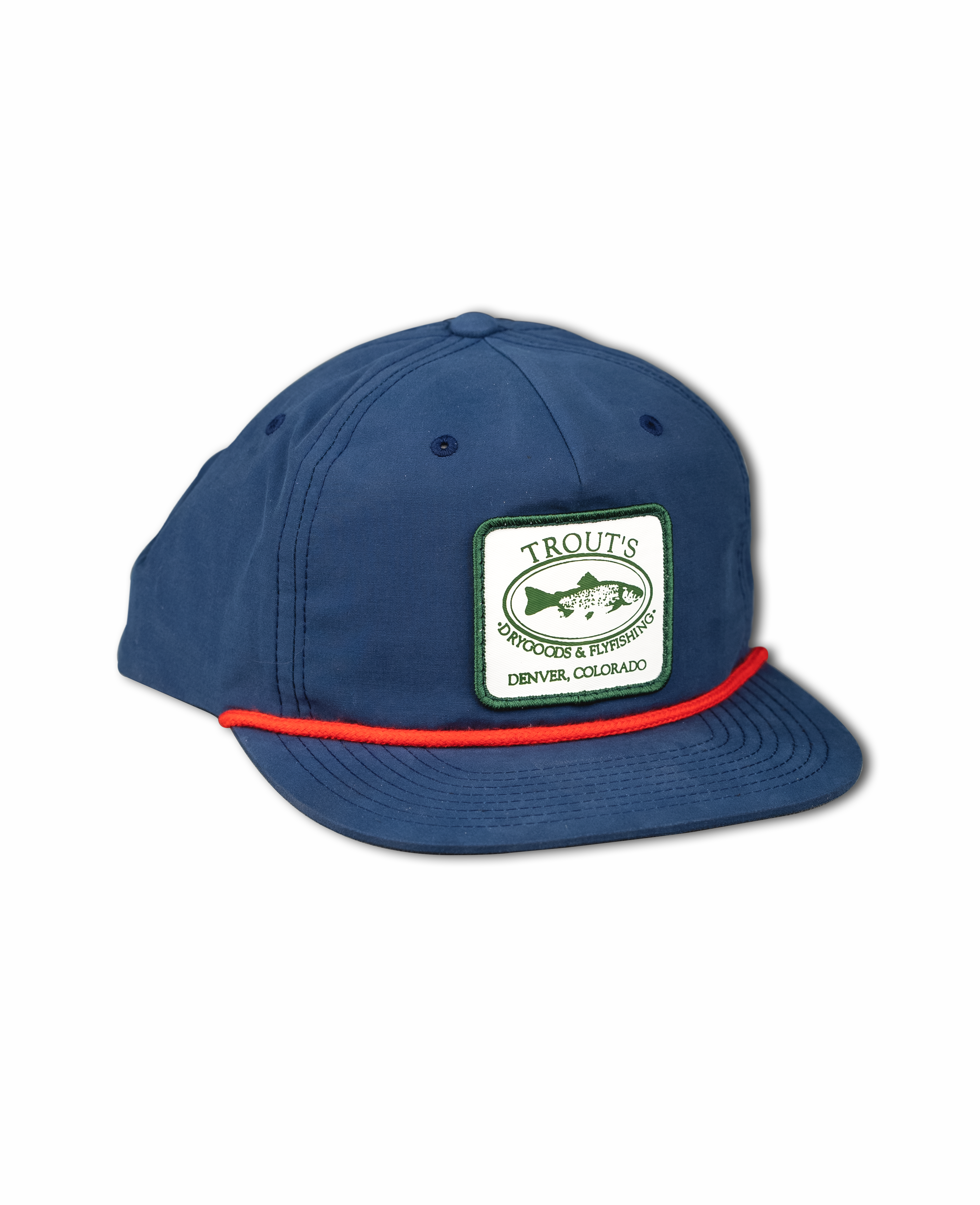 Trouts Fly Fishing, Trouts Vintage Logo Snapback Hat