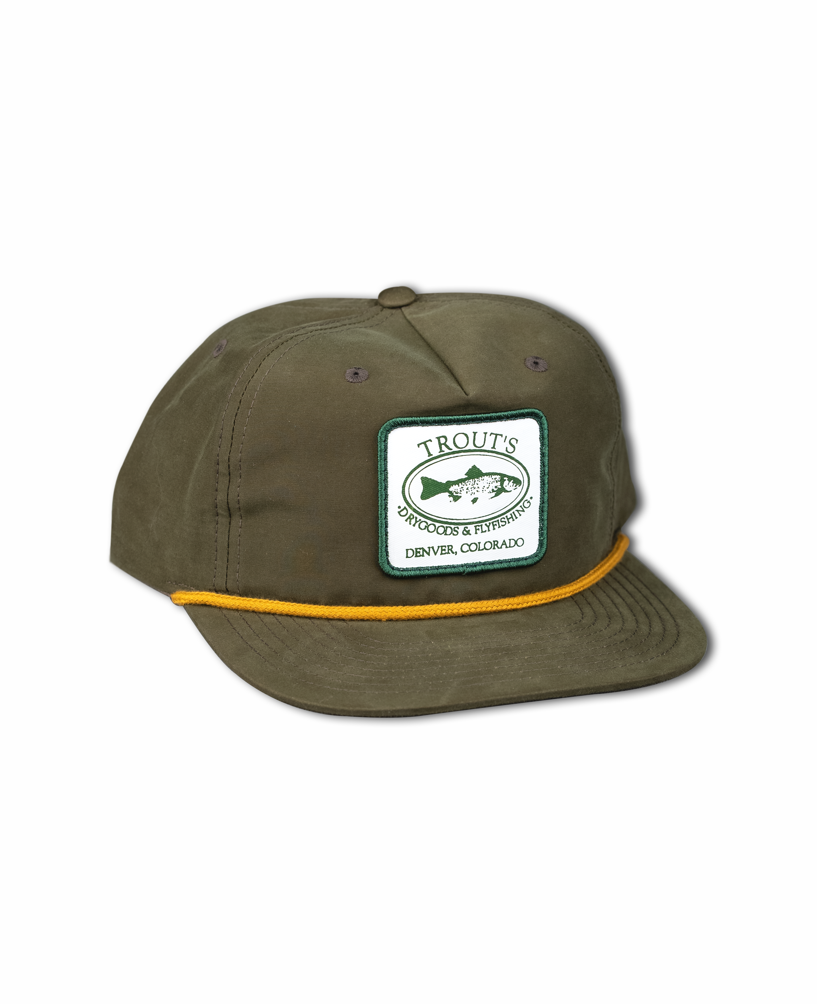 Trouts Fly Fishing, Trouts Vintage Logo Snapback Hat