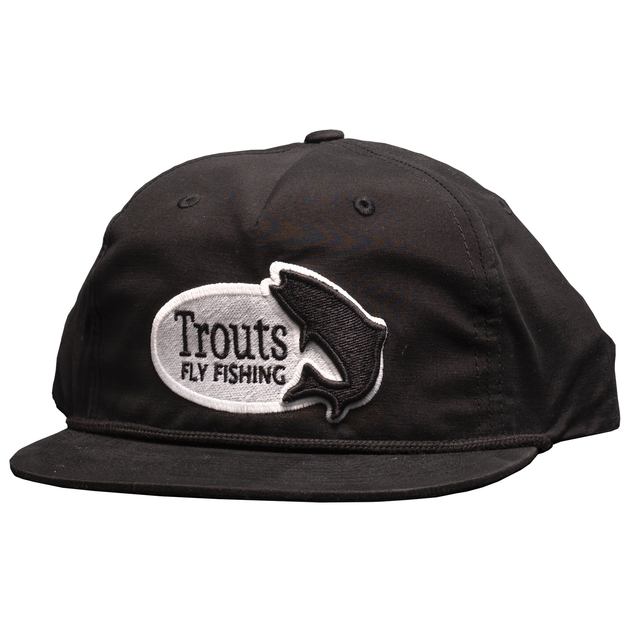 Trouts Fly Fishing, Trouts Vintage Old School Rope Hat