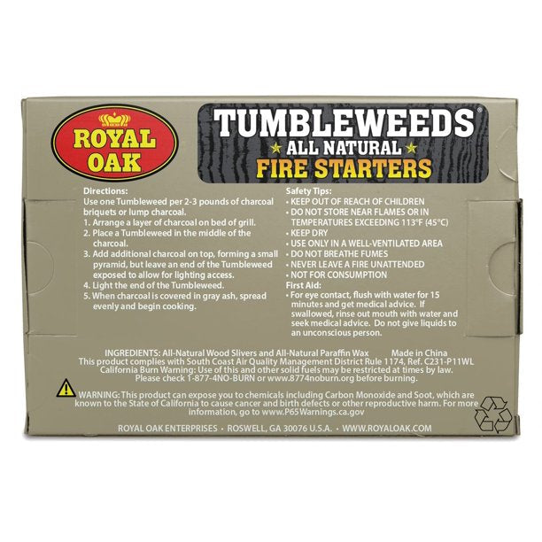 Cash & Carry, Tumbleweeds All Natural Firestarters 16pc