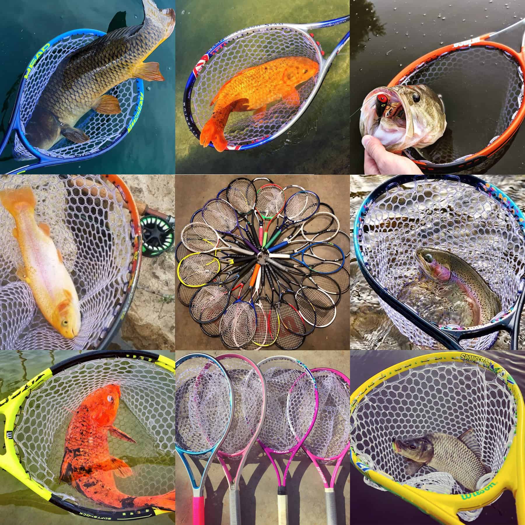 Urban Anglers USA, Urban Anglers USA “River Rat” Repurposed Racket Nets