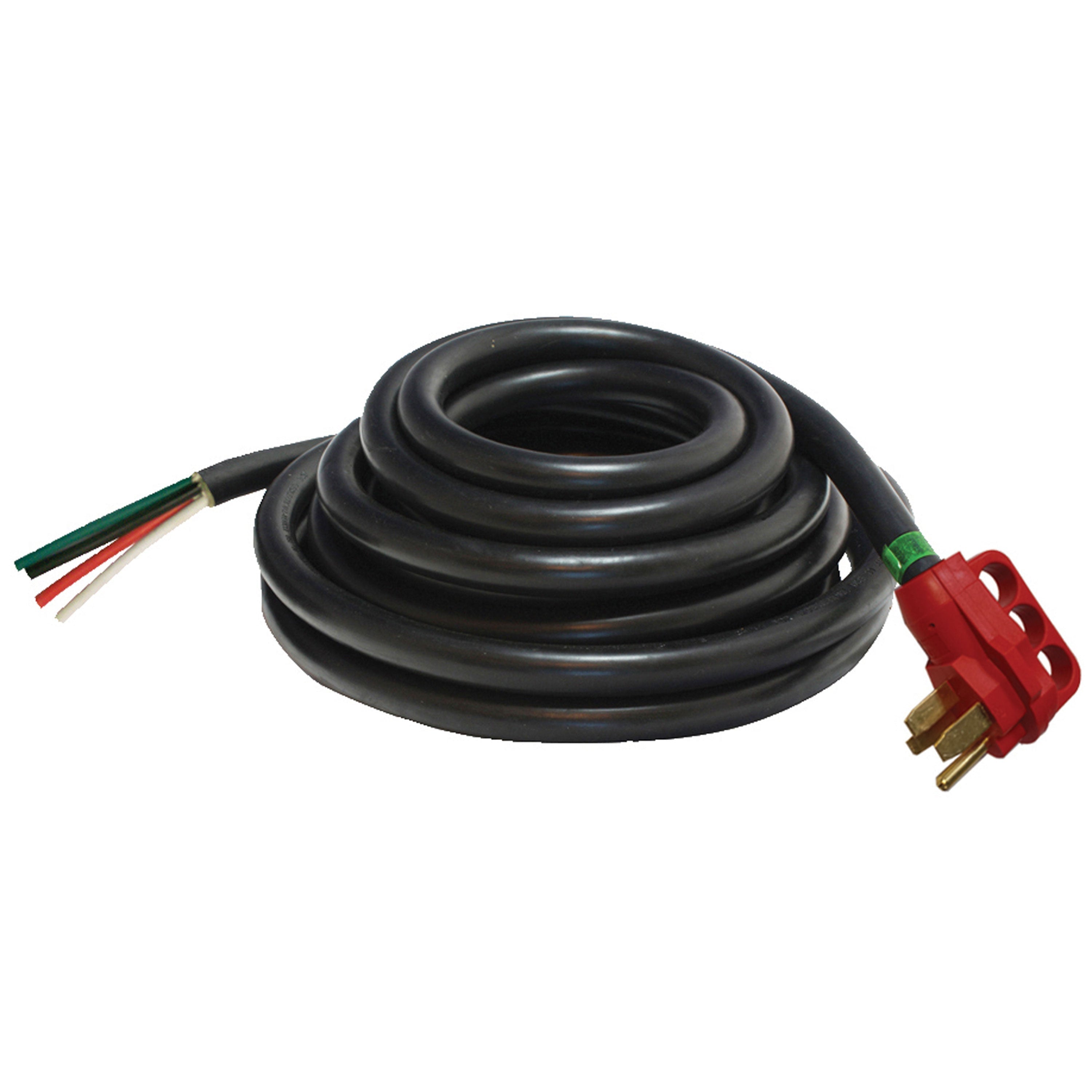 JR Products, Valterra Mighty Cord 50A 25' Non-detachable Power Cord  A10-5025END