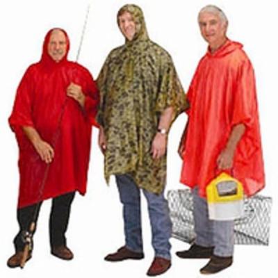 Bishop Distributing Inc., Vinyl Poncho Red