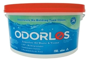 Valterra, WASTE TANK TREAT - ODORLOS- 6LB TUB W/SCOOP