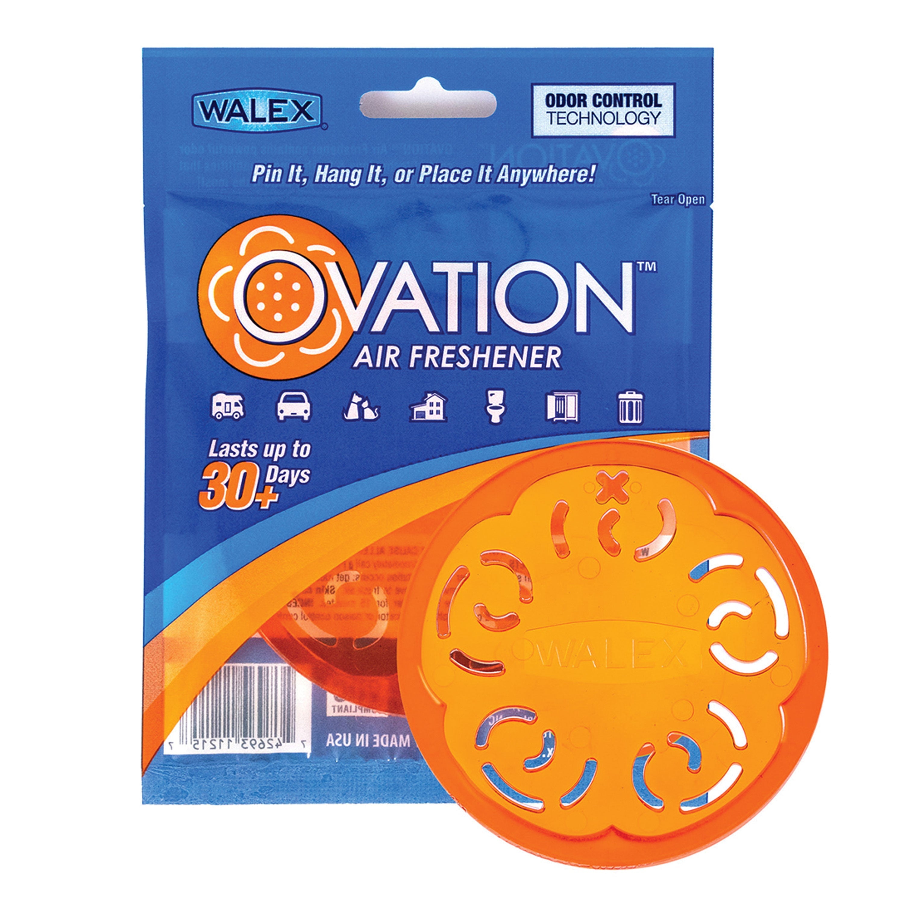 Walex, Walex Portable Ovation Air Freshener - Citrus Scent, Single