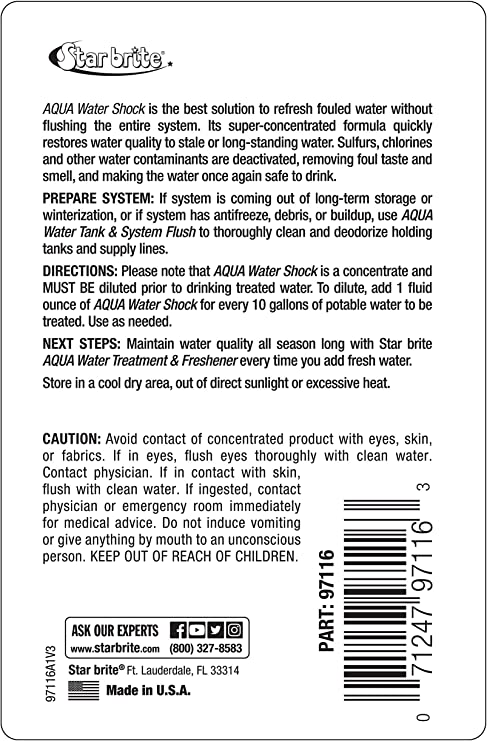 Star-Brite, Water Shock 16 oz.