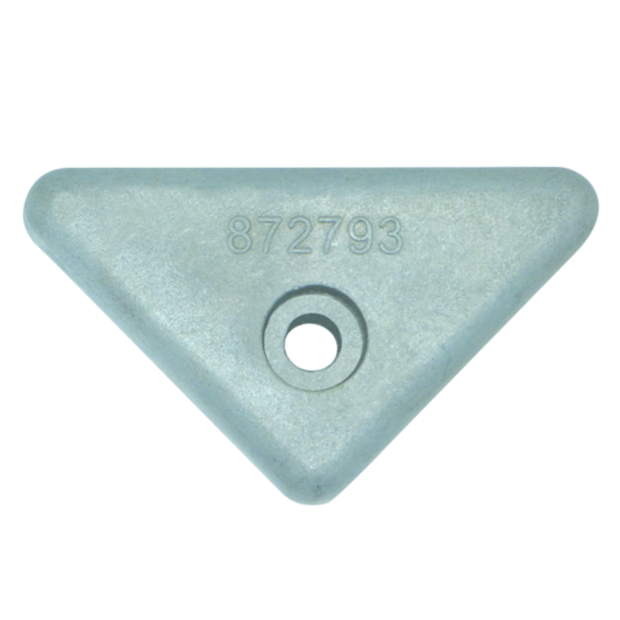 Z Guard, Zinc Engine Anode VOLVO Penta Side Mounted triangle for 290, 290DP, SX, DP-X.