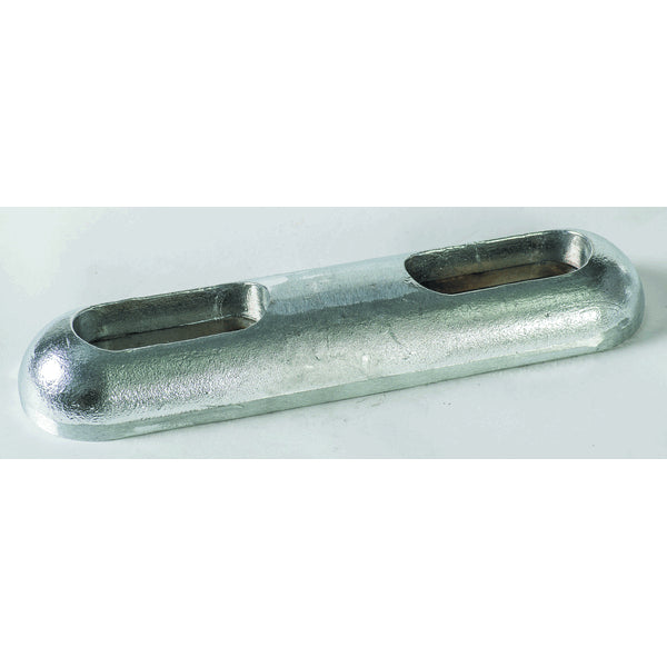 AquaMarine, Zinc Hull Anode 3.0kg, 300 x 75 x 40mm, Hole Centres 100-210mm