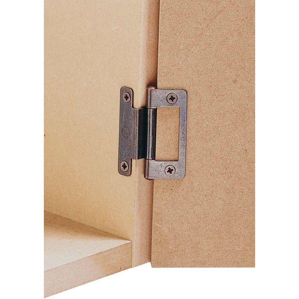 Hafele, Zinc Plated Flush Cranked Hinge for 15-19mm Doors