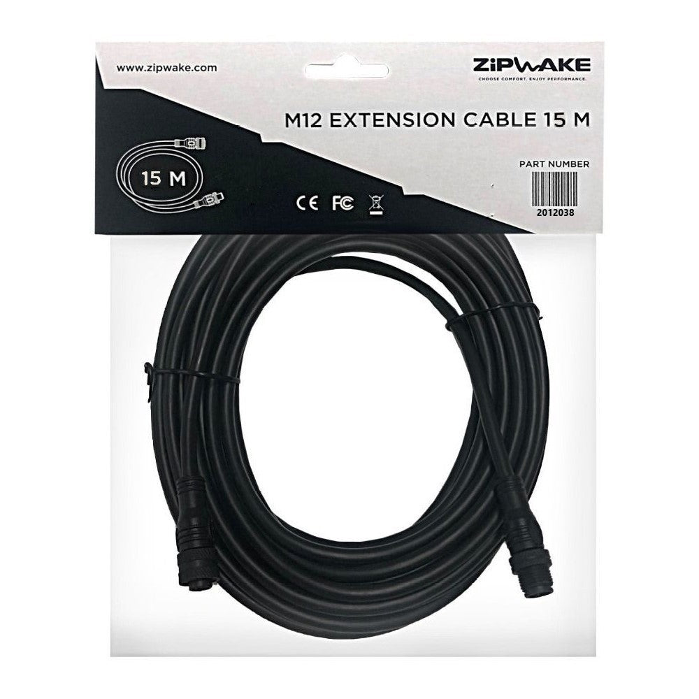 Zipwake, Zipwake M12 5-Pin Extension Cable - 15 m