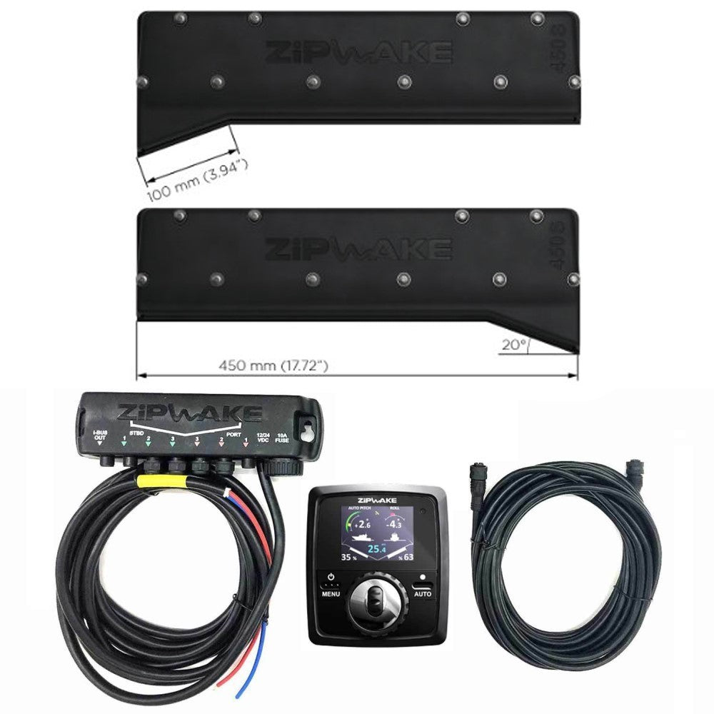 Zipwake, Zipwake Series S Dynamic Trim Control Kit - 450S Chine Interceptor