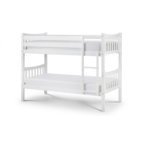 Julian Bowen, Zodiac Bunk Bed Bright White Lacquered Finish